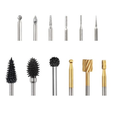 Rotary Burr Kits   Extreme Coarse, Diamond & HSS Burrs   1/8  Shaft Wood Carv...