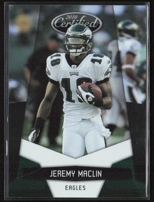 2010 Panini Certified Mirror Emerald /5 Jeremy Maclin #114 Philadelphia Eagles