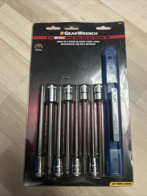 GearWrench Set 8 Inbusschlüssel-Stecknüsse mit Kugelkopf und 3/8-Zoll-Antrieb