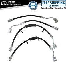 Front and Rear Brake Hose Set For 11-16 Durango 11-15 Grand Cherokee