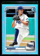 Hunter Barnhart 2020 Bowman Draft #BD-66 Chrome Sky Blue