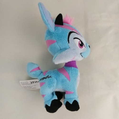 Neopets Striped Ixi Plush Jakks Pacific Keyquest Series 6 Y2K 2008 Stuffed Toy