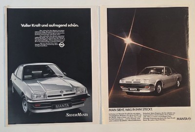 Opel Manta Werbebilder 80er Jahre Retro