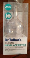 Dr. Talbot's Nasal Aspirator for Babies - Silicone - Includes Storage Case -