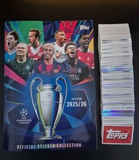 Topps Champions League 2025/2026 - Komplett Set: Alle 574 Sticker + Album 25/26