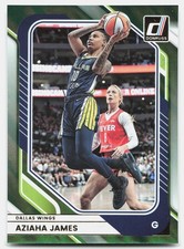 2026 Donruss WNBA #77 Aziaha James Green Lava Dallas Wings