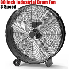 6000 CFM 30 inch Heavy Duty High Velocity Barrel Floor Drum Fan for Industrial