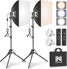 85W Softbox Photography Lighting Kit 2-Pack 16'' x 16'' Softbox