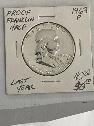 1961 (P) Franklin Half Dollar Gem Proof 90% Silver