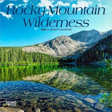 Rocky Mountain Wilderness | 2026 7x14" (Hanging) Monthly Mini Wall Calendar