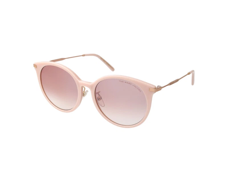 Marc Jacobs Pink Frame Round Sunglasses for Women for sale  display picture 1