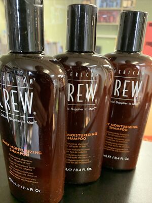 3 American Crew Daily Moisturizing Shampoo 8.4oz Each