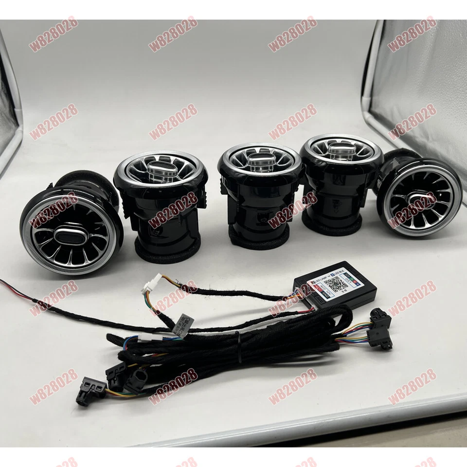 256 Colors APP Control Air Vent LED Ambient Light Decorative Lamp For Audi TT RS Foto 4 de 4