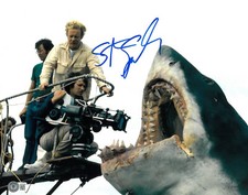 STEVEN SPIELBERG SIGNED AUTOGRAPH JAWS 11X14 PHOTO BAS BECKETT COA