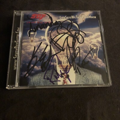 Seven Day Faith CD Life Says We Think Too Much Autographed x 4