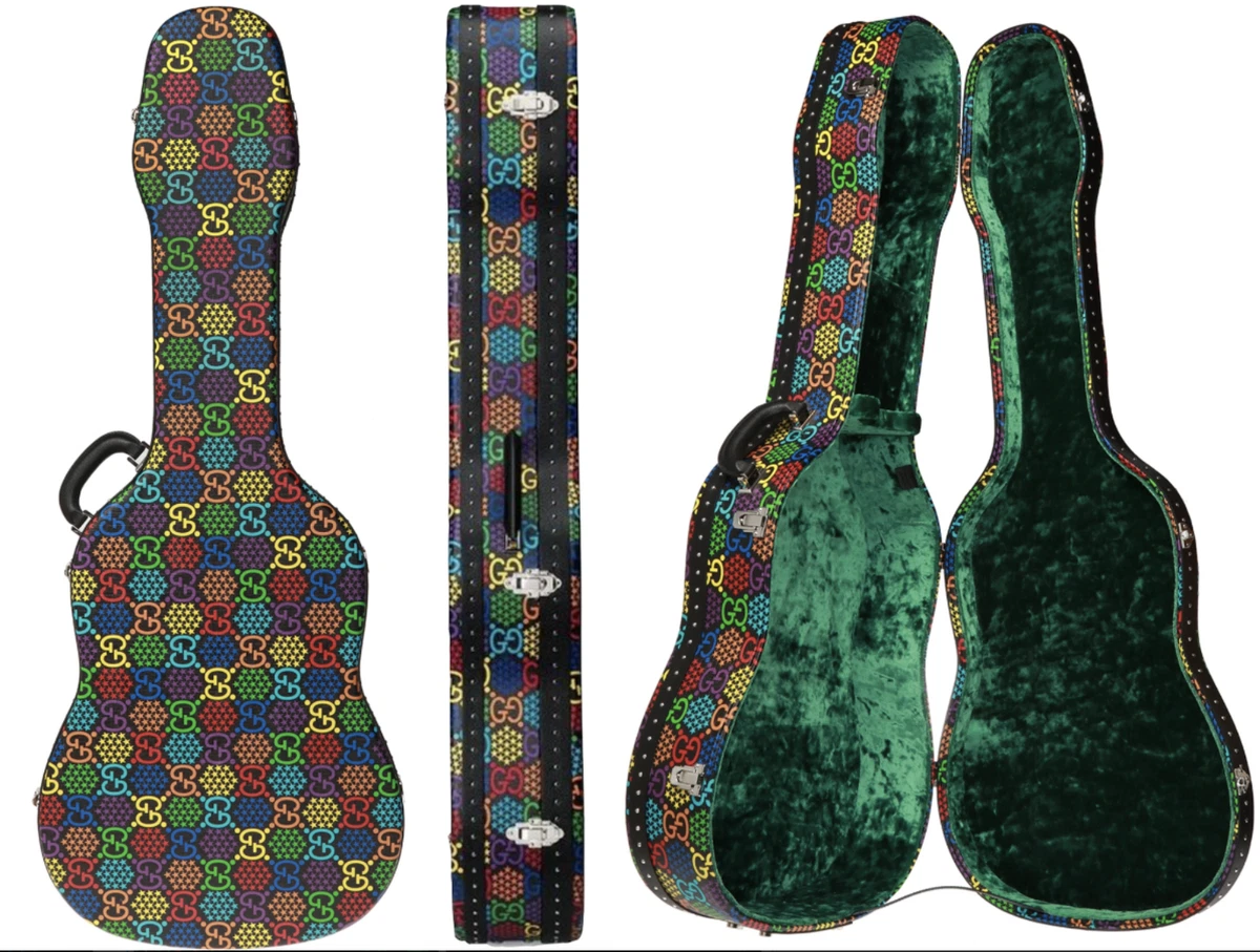 Gucci Collectors GG Psychedelic Canvas Monogram Guitar Tasche