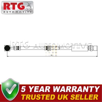 RTG Front Brake Hose Fits Saab 9-5 1997-2009 90539843 4565743
