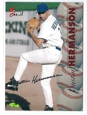 1995 Classic 5Sport Signings Autograph Edition Silver - Dustin Hermanson