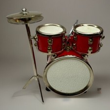 Drum Set Ornament Musical Instrument Collectible Holiday Home Decor