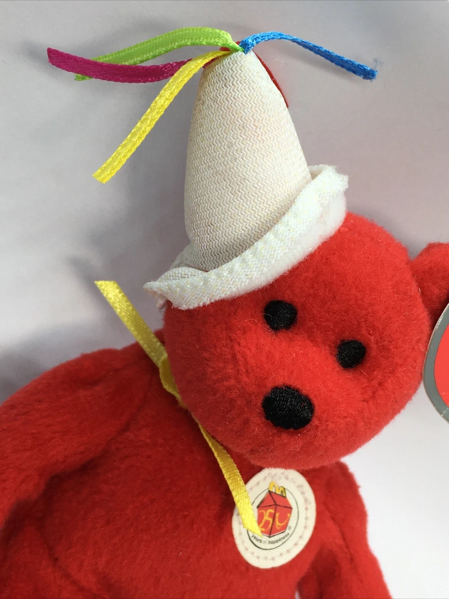 Mcdonald's 25th anniversary beanie babies outlet