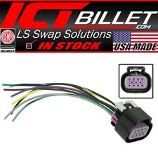 LS Gen 3 Throttle Body Connector Pigtail DBW 8 Wire Vortec 4.8 5.3 6.0 LQ4 LQ...