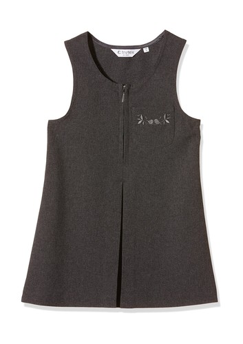 Trutex Fille Fermeture Éclair RobeTablier Gris Graphite Gris 6 ans afficher le titre d'origine Trutex Fille Fermeture Éclair RobeTablier Gris Graphite Gris 6 ans afficher le titre d'origine