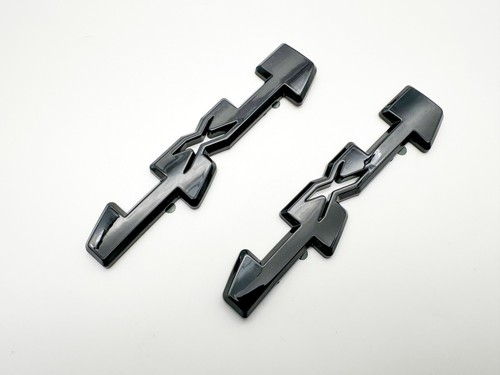 OVERLAY 6PCS Gloss Black Door Rear Elevation Canyon Emblem Fit 2023+ Canyon 4x4 - Picture 2 of 7