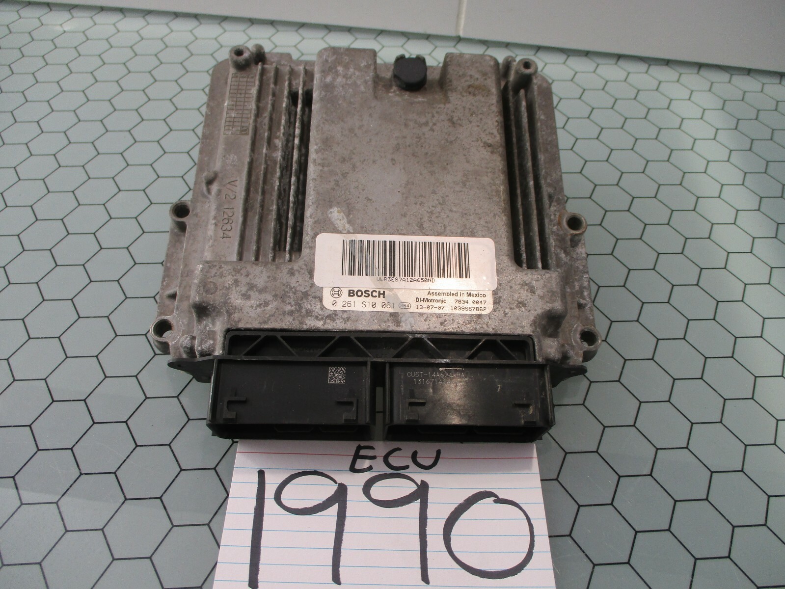 2014 Lincoln MKS 2.0L #1990 Engine Computer ECM ECU CU5T-14A624-BA