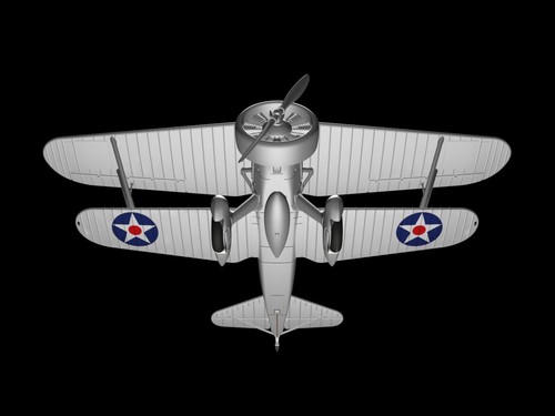 Curtiss F11C-2 Goshawk Scale 1:144 Metallic Details MDR14450 Aircraft Model Kit - Picture 9 of 11