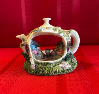Vintage Miniature Mice Knick Knack~4''x3-1/2'', Excellent Condition