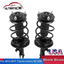 Pair Front Complete Struts Shocks Absorbers For 2012-2017 Toyota Camry SE XSE