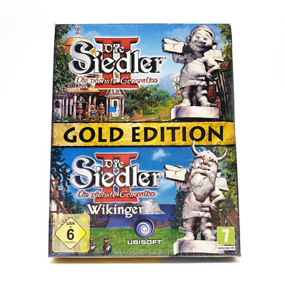 Die Siedler 2 (II) Gold Edition PC Big Box | Eurobox  2009 | NEU & SEALED