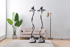 True & Tidy Pro Commercial Heavy Duty Garment Steamer w/ 3pc Decalcifier Packets