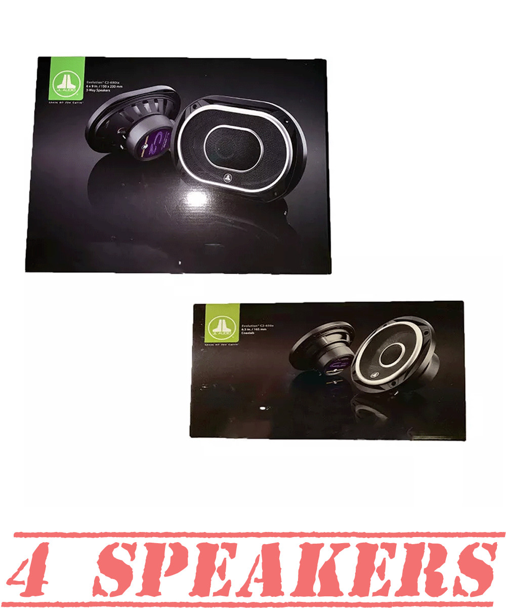 Серия JL AUDIO C2 65 2-полосных коаксиальных динамиков 6x9 коаксиальных 3-полосных автомобильных динамиков 77090₽