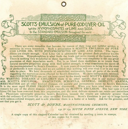 1890 Scott's Emulsion Advertising. Two Beautiful Victorian Girls Sisters Twins - Picture 2 of 2
