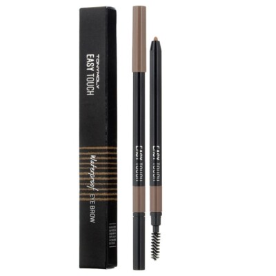 TONYMOLY Easy Touch Waterproof Eyebrow #01 Light Brown 0.5g  Eyebrow Pencil NEW