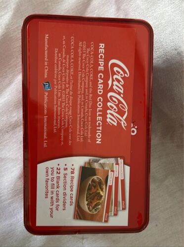 Coca Cola 78 (100 Years) Receipe Card & Tin and 3 Food Clips - Picture 3 of 7