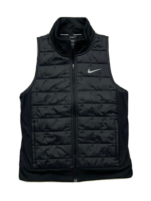 Nike Women's Damen Black Therma-Fit Running Vest Small | eBay