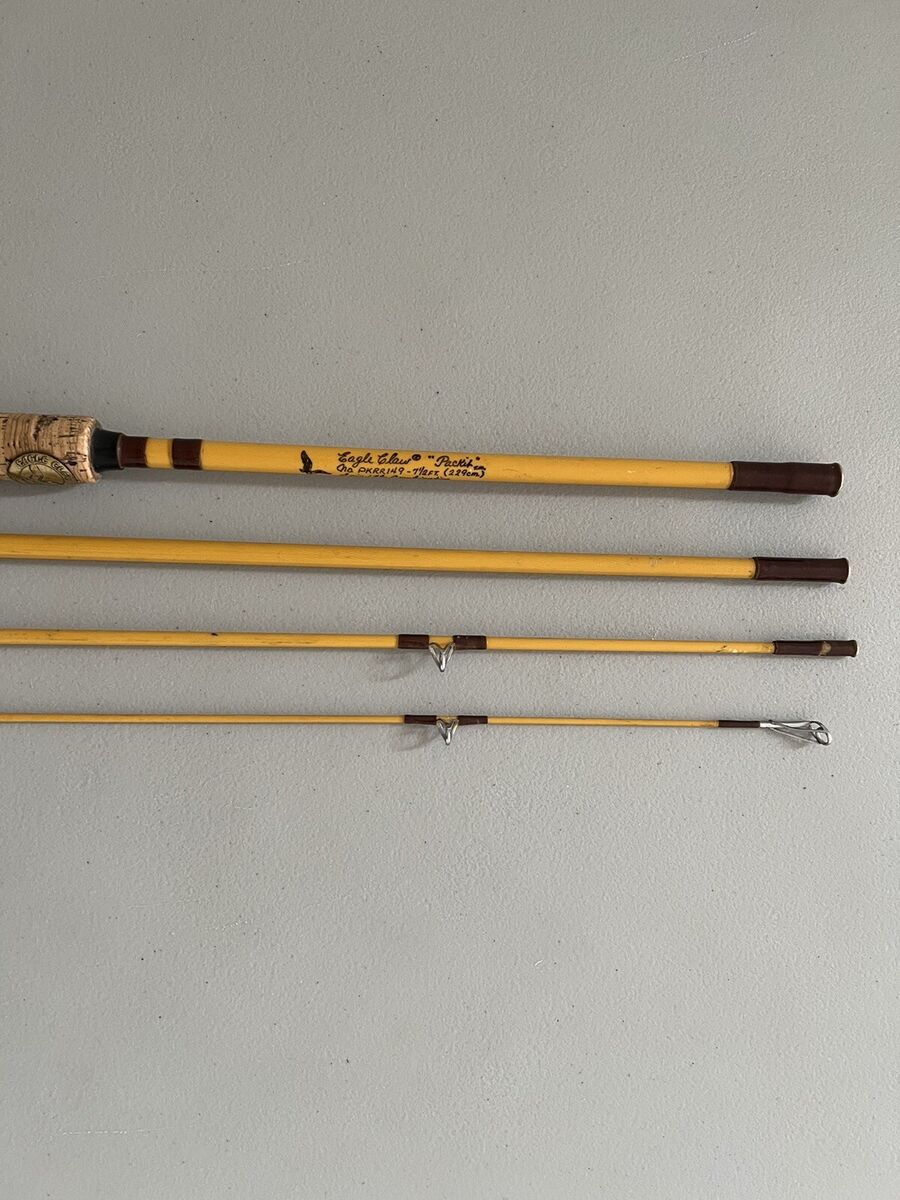 Vintage EAGLE CLAW PACK IT 7' 1/2' PIECE SPIN/FLY ROD Wright Vintage EAGLE CLAW PACK IT 7' 1/2' PIECE SPIN/FLY ROD Wright