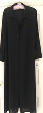 Libra Chiffon Coat Black S16 (rrp £115)
