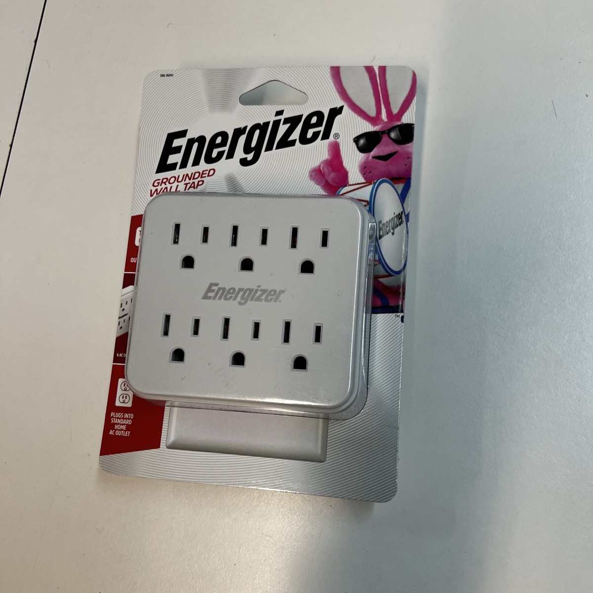 Energizer Grounded Wall Tap AC Outlets Plug NEW