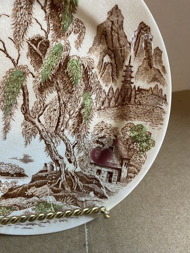 Nasco Sayonara China Japan Dessert Plates Dish Oriental Village 6” Vintage Vtg - Picture 4 of 12