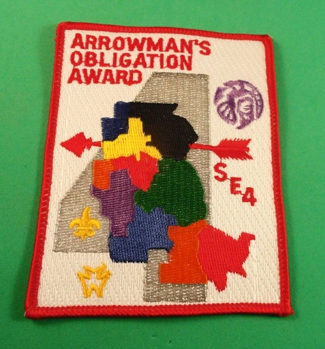 TOUGH 1988 SE-4 SE4 ARROWMAN'S OBLIGATION AWARD   Order of the Arrow - Picture 2 of 4