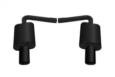 Gibson Performance Exhaust 619693B Black Elite Axle Back Dual Exhaust System; St