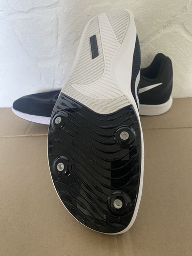 Size 12.5 - Nike Zoom Rival Black Metallic Silver Cleats - Picture 5 of 5