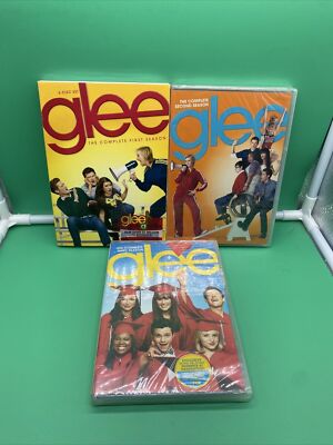 GLEE - The Complete 1st,2d And 3d Seasons Three Seasons DVD NEW/SEALED