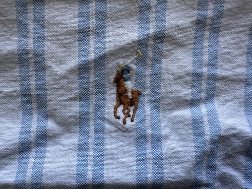 Vintage 1990s Polo Ralph Lauren Blake Striped Long-Sleeve Button-Up Shirt Sz XL - Picture 3 of 7