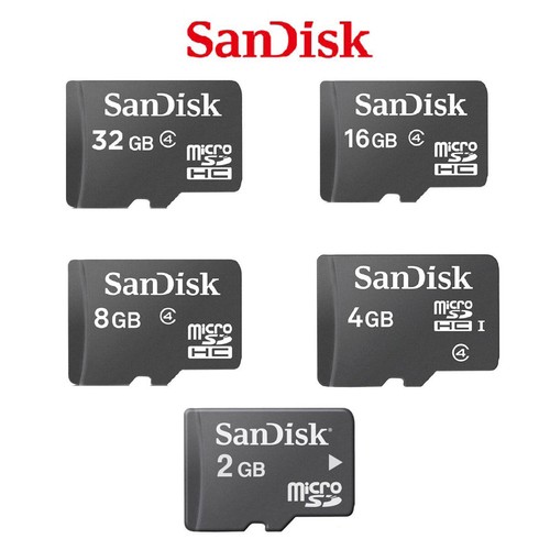 2/4/8/16/32GB New Genuine SanDisk Micro SD TF SDHC Memory Card Class 4 - Picture 1 of 6