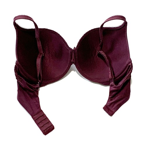 Victoria's Secret Body By Victoria, Plum Purple Padded Bra, size 32DDD - Picture 2 of 3