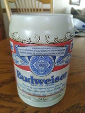 Ceramarte BUDWEISER Beer Stein ANHEUSER BUSCH Mug 1st Series Collectible Vintage